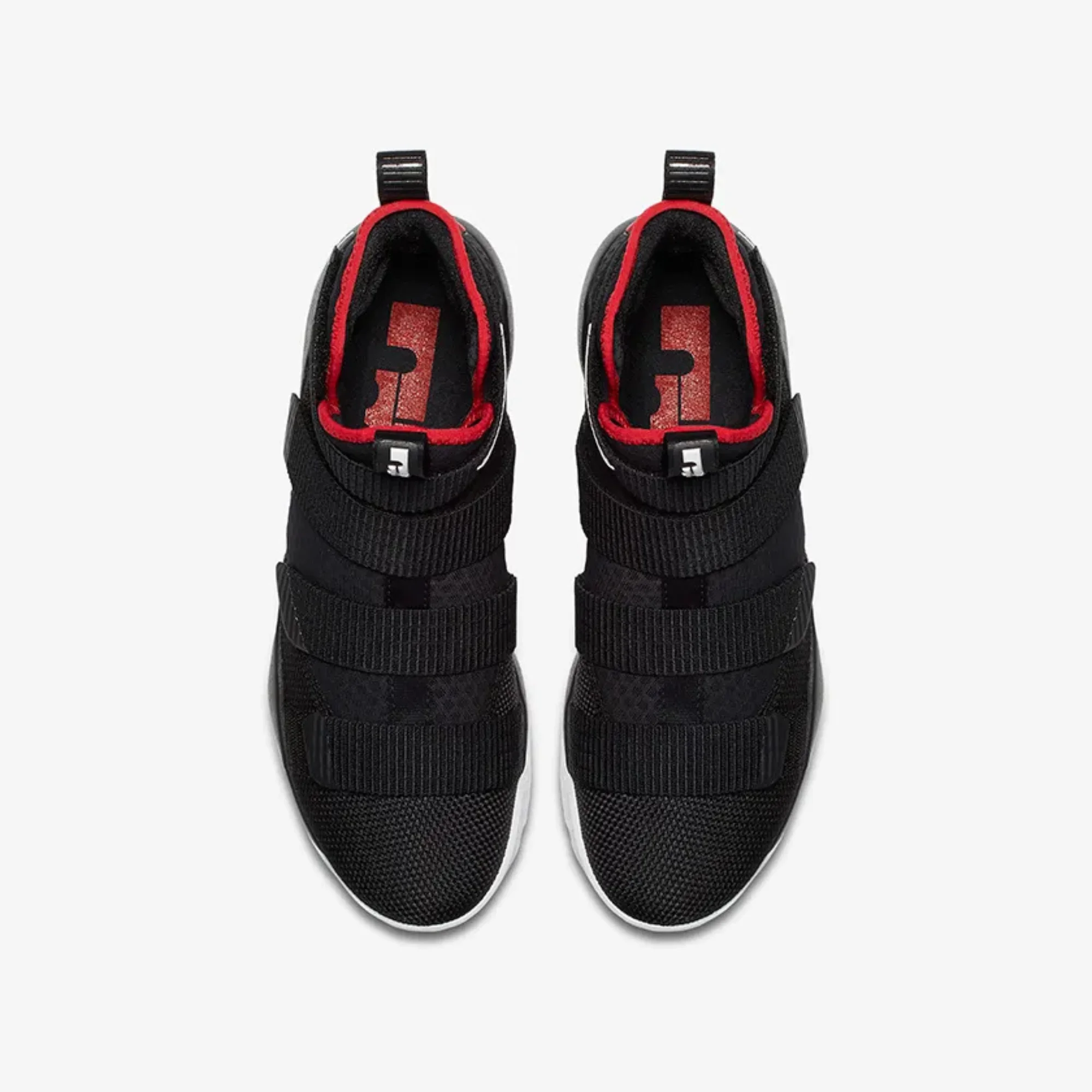 nike lebron soldier 11 bred side view nike lebron soldier 11 black university red close up nike lebron soldier 11 laceless strap design nike lebron soldier 11 outsole detail lebron soldier 11 on court action image nike lebron basketball sneakers pakistan