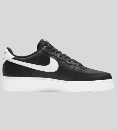 nike air force 1 black side view, nike air force 1 pebbled leather, nike af1 black white, ct2302-002 profile, nike air force 1 outsole, nike air cushioning sole, nike af1 on feet, black leather nike sneakers, premium nike af1, Nike Air Force 1 '07 Black White Pebbled Leather CT2302-002 side profile, Original Nike Air Force 1 Low Black leather sneakers for men, Nike AF1 Black White premium pebbled leather upper, Nike Air Force 1 '07 black casual lifestyle sneakers, Nike Air Force 1 outsole with Air cushioning, Black Nike Air Force 1 on-foot lifestyle look, Premium leather Nike AF1 for everyday wear, Nike Air Force 1 CT2302-002 front angle,
