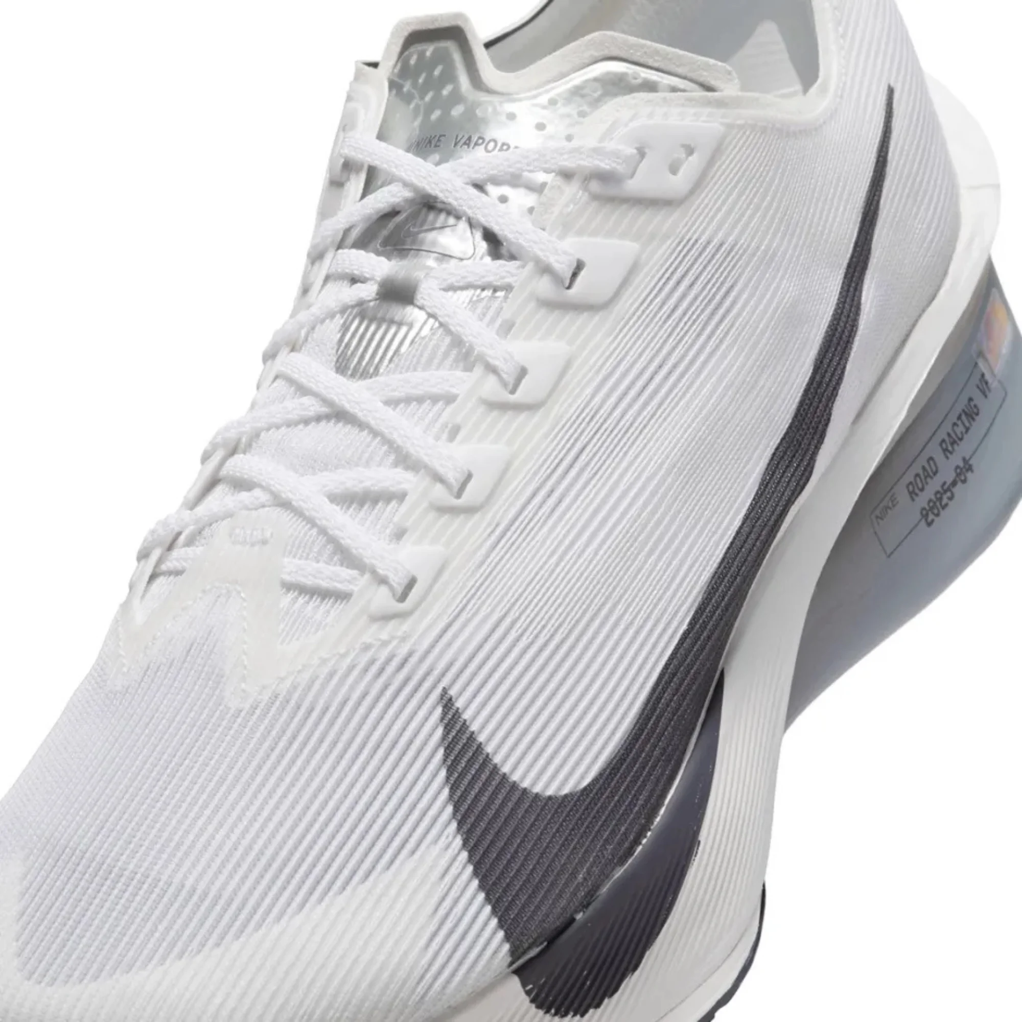 Nike Vaporfly 4 HF6414-100 White Obsidian Mist, Nike Vaporfly 4 men's road racing shoes, Nike ZoomX Vaporfly 4 White Gridiron, Nike Vaporfly 4 White Obsidian Mist Pure Platinum, Nike Vaporfly 4 men's racing shoe side view, Nike Vaporfly 4 front view, Nike Vaporfly 4 rear view, Nike Vaporfly 4 outsole, Nike Vaporfly 4 ZoomX midsole, Nike Vaporfly 4 carbon fiber Flyplate, Nike Vaporfly 4 engineered mesh upper, Nike Vaporfly 4 White racing shoes Pakistan, Nike Vaporfly 4 HF6414-100 Pakistan, Original Nike Vaporfly 4 men's racing shoes,