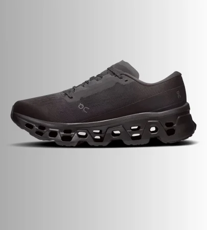 On Cloudmonster 3 Black Black 3MG10051043 On Running Cloudmonster 3 Black Running Shoes On Cloudmonster 3 Side View On Cloudmonster 3 Front View On Cloudmonster 3 Rear View On Cloudmonster 3 CloudTec Cushioning On Cloudmonster 3 Helion Foam Midsole On Cloudmonster 3 Speedboard Technology On Cloudmonster 3 Engineered Knit Upper Original On Cloudmonster 3 Pakistan